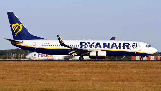 9H-QAZ:Boeing 737-800:Ryanair